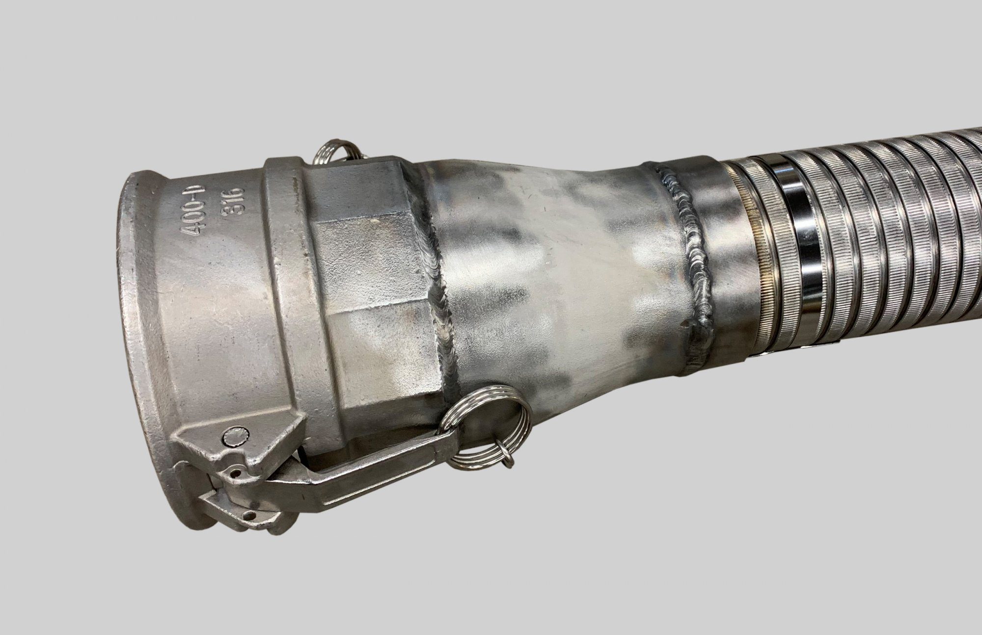 Stainless Steel Lined Product Hose Assembly - Tri-Clamp x Camlock