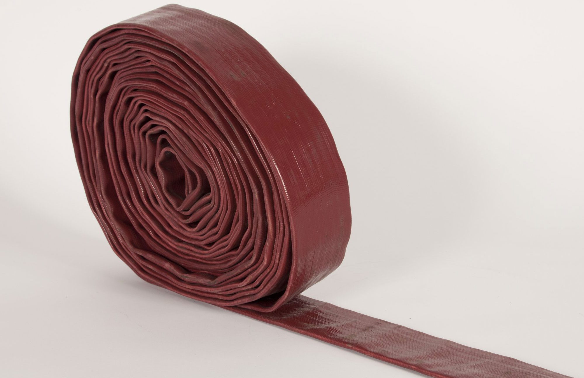 Layflat PVC Water Discharge Hose - Blue or Brown