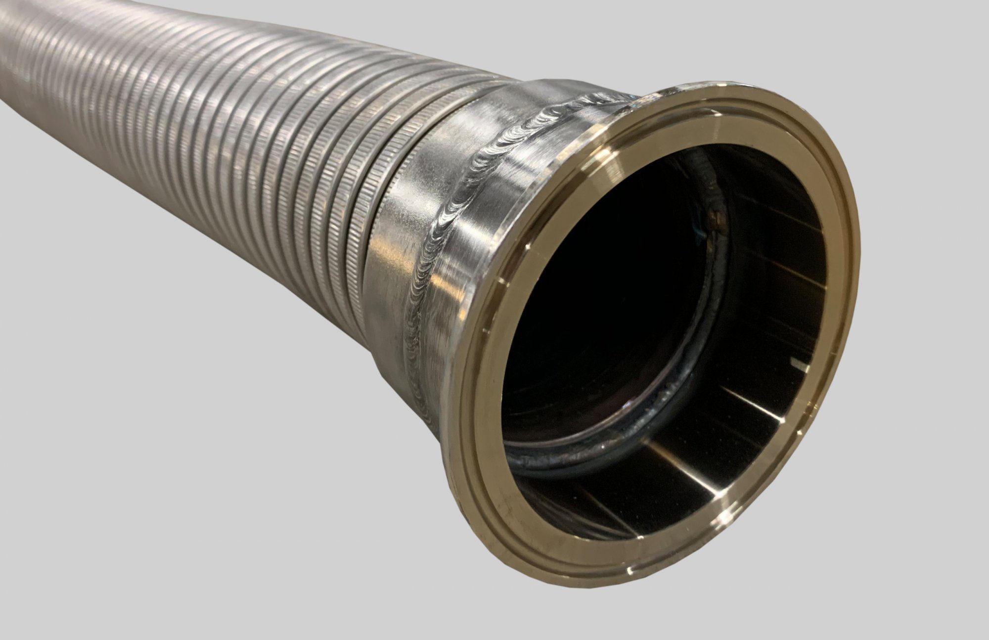 Stainless Steel Lined Product Hose Assembly - Tri-Clamp x Camlock - Image 2