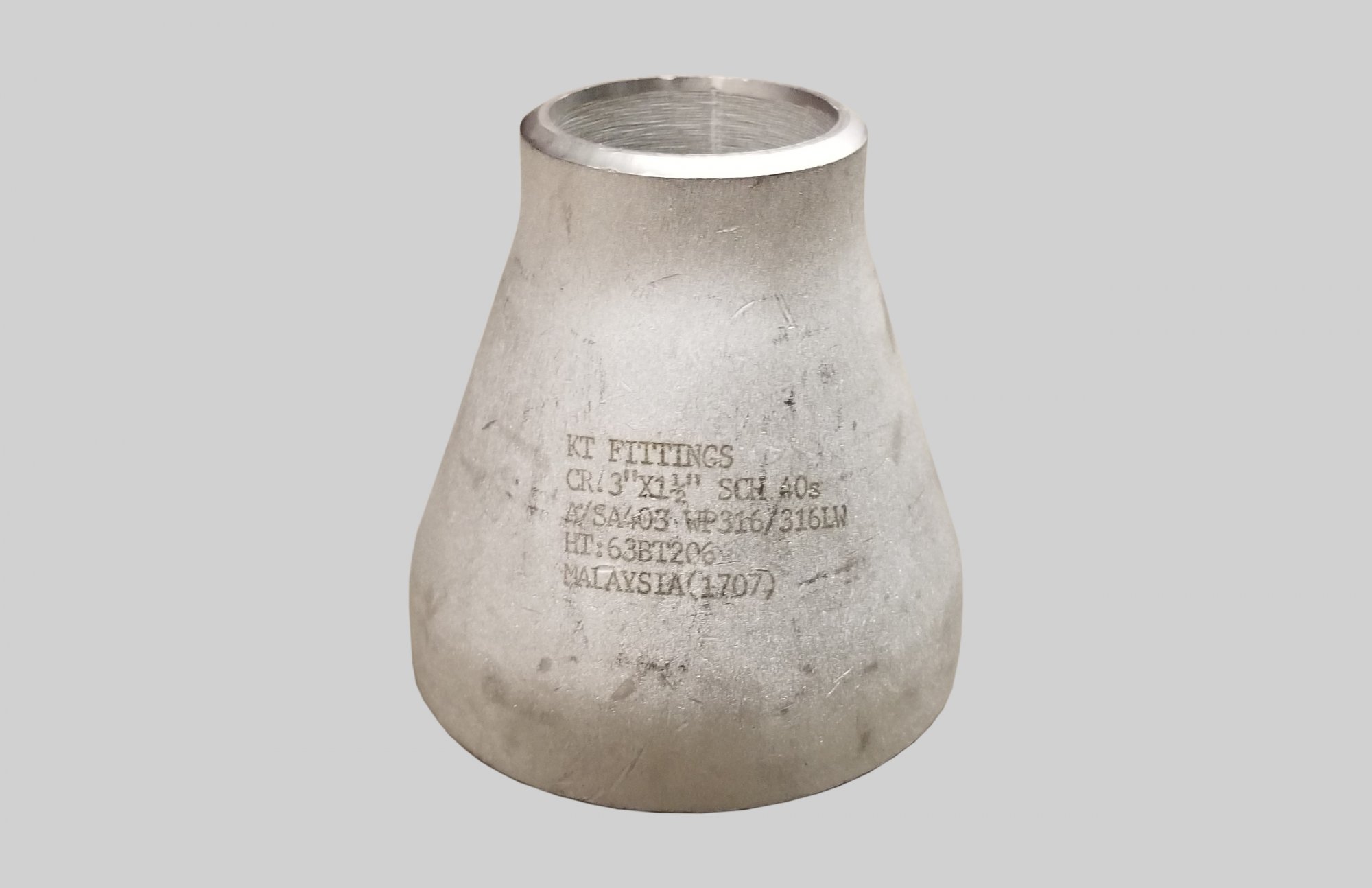 Concentric Reducer SCH40 Butt Weld