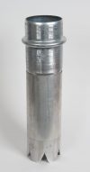 Aluminum Dig Tube 120 Wall - 8" male Bush Hog x Nozzle (CROWN) - Image 2