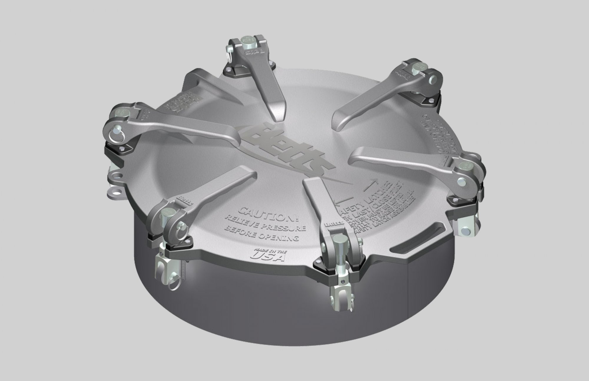 Replacement Cam Latch Kit - 20" Manhole Zinc PLATED