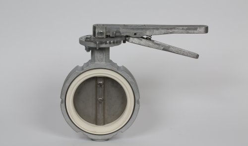 Ultraflo 400 Series Butterfly Valve - White Seat / S.S. Disk Body: