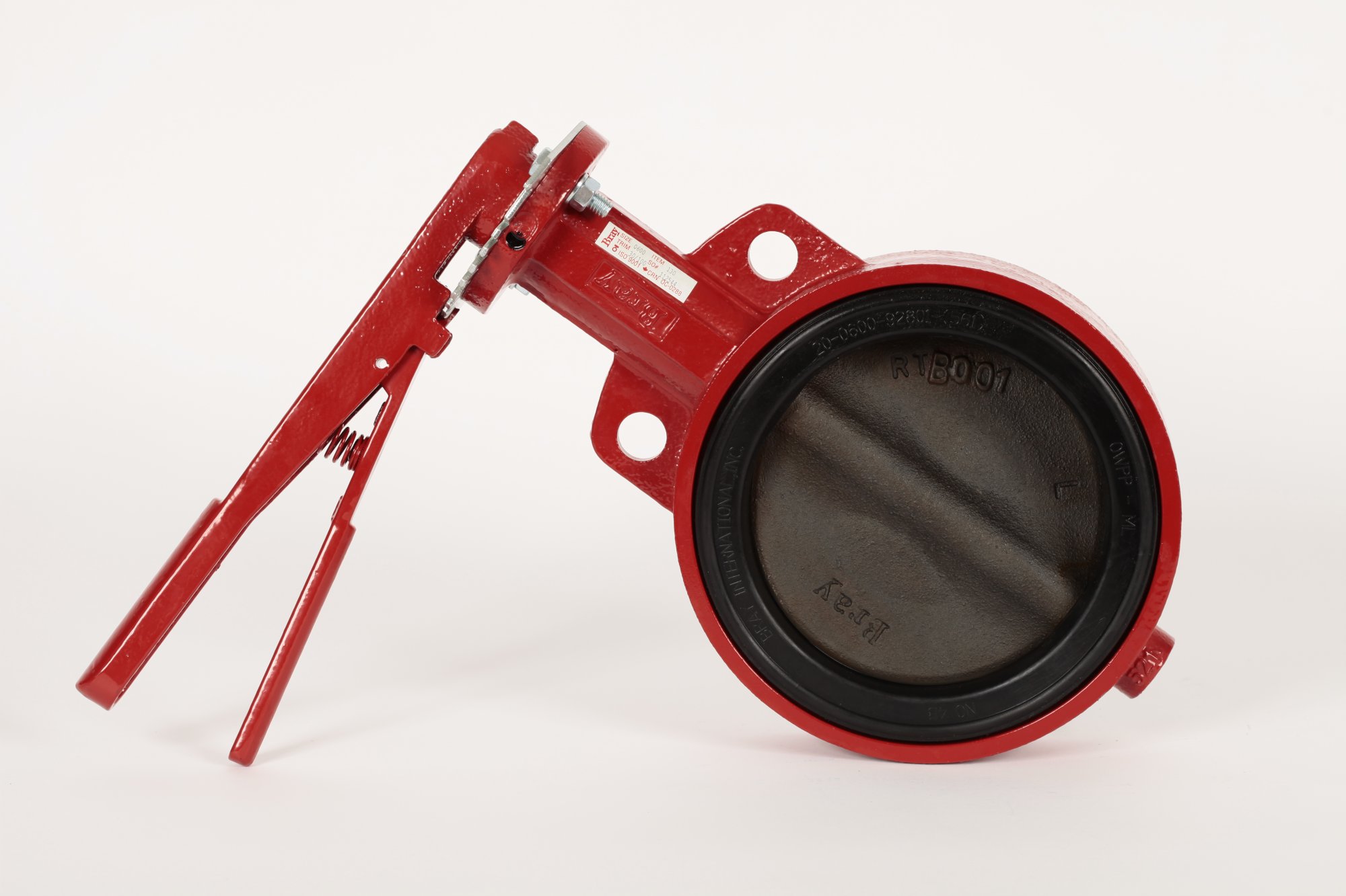 Bray 30 Series Butterfly Valve-Black Seat/Carbon Disk